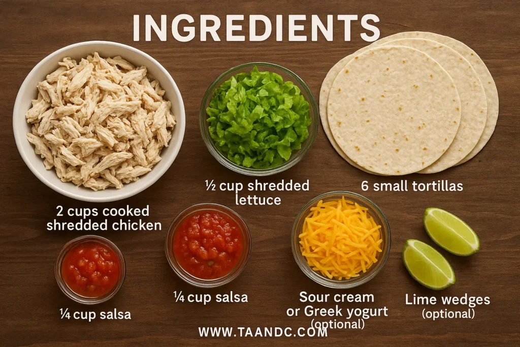 🍽️ 5 Quick & Easy 15 Minute Dinner Recipes 5 Ingredients of Chicken Tacos